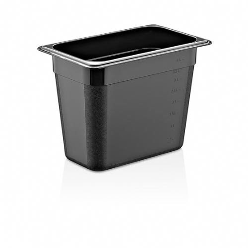Гастроемкость GN1/3х200 поликарбонат черный ENIGMA COOKWARE 1/3*200MM BLACK