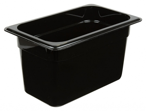 Гастроемкость GN1/4х150 поликарбонат черный ENIGMA COOKWARE 1/4*150MM BLACK