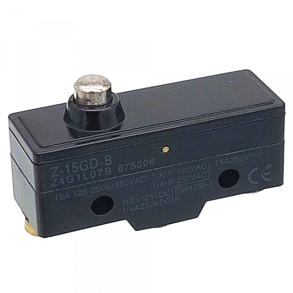 Микропереключатель Z15GD-B шток диаметром 7 мм ABAT 120000006514