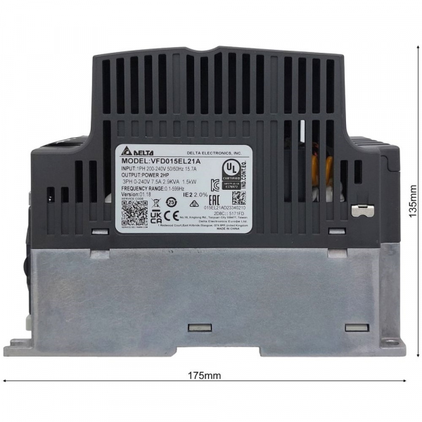 Преобразователь частоты DELTA (1,5KW 230V)