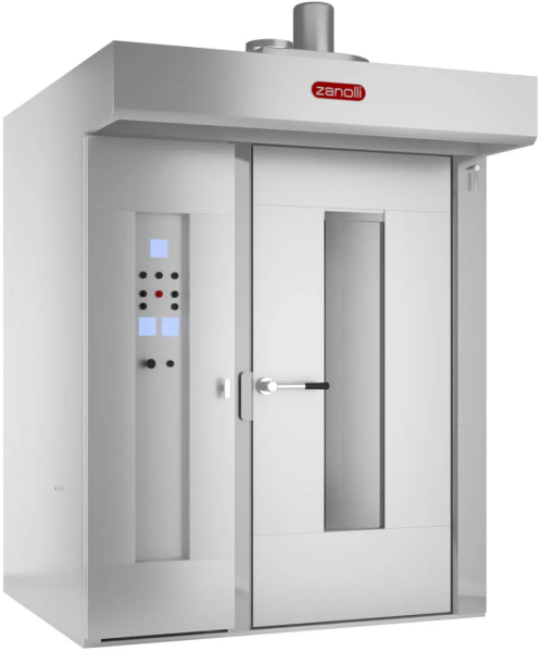 Печь электрическая конвекционно-ротационная ZANOLLI ROTOR WIND 5E F+TOUCH PANEL WITH AUTOMATIC STEAM EXHAUST VALVE+VARIABLE SPEED SYSTEM FOR VENTILATION - INVERTER ROTOR 5