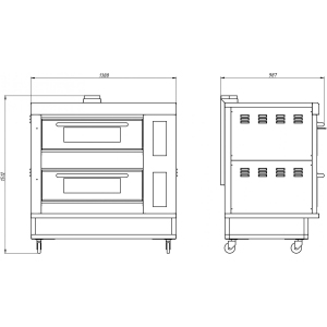 Подовые печи газовые Grill Master 252070