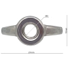 Гайка-барашек М5 нерж. (ГОСТ 3032-76) ROBOLABS 23470