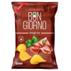 Чипсы из натур. картофеля рифленые BON GIORNO ХАМОН, 80г